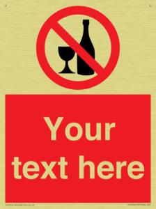 Custom prohibition no alcohol